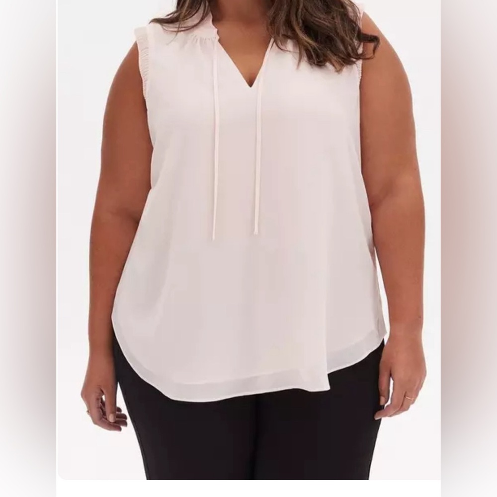 Torrid Dobby Chiffon Blouse
